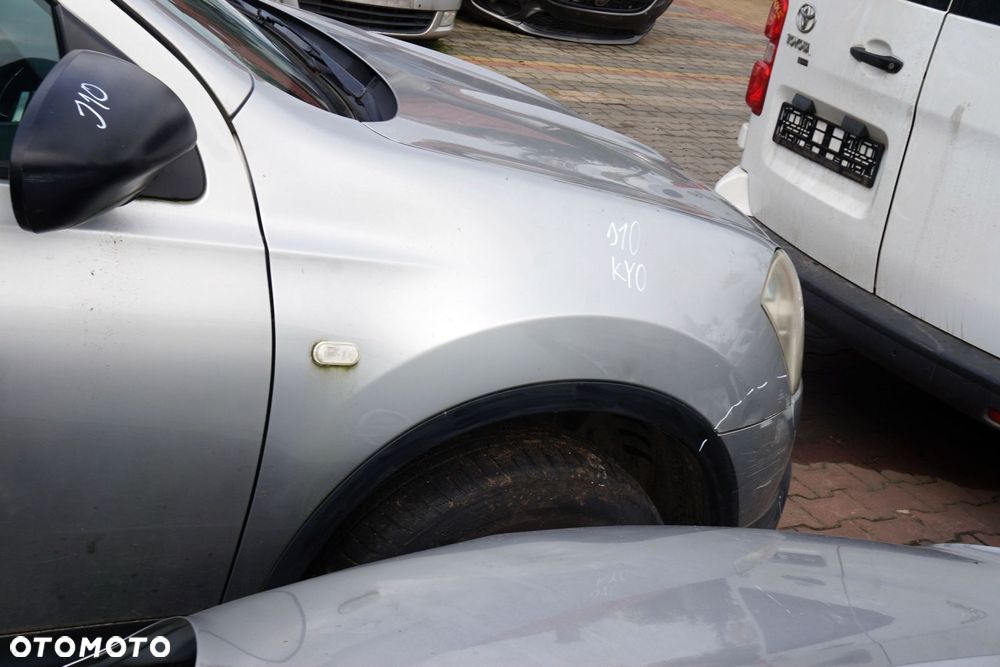 MASKA ZDERZAK BŁOTNIKI LAMPY QASHQAI I J10 LIFT KY0  NISSAN 2009-2013 SREBRNY PRZÓD KOMPLETNY - 16