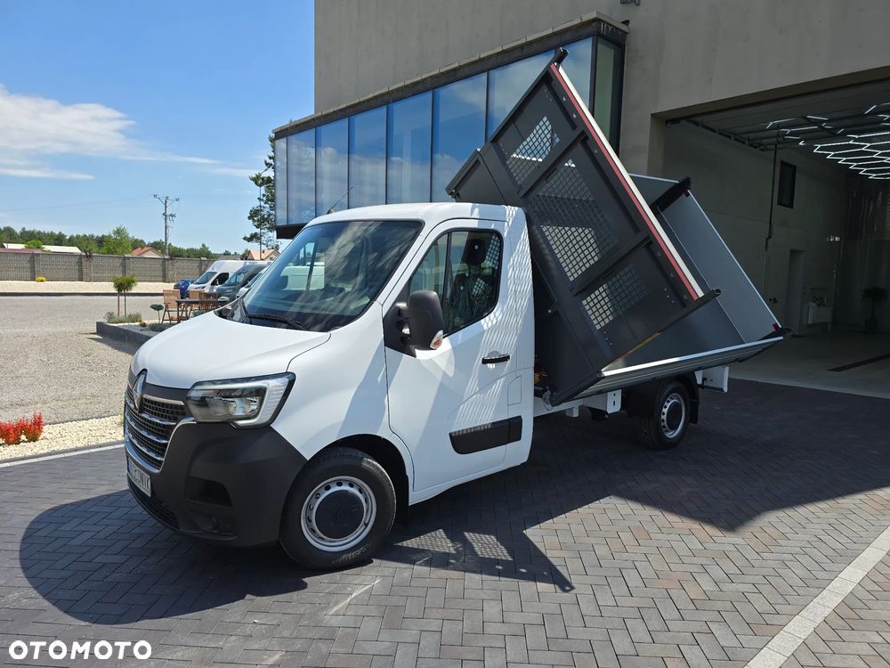 Renault MASTER 17Km WYWROTKA 3 STRONNA 1011Kg Ładowność SILNIK 2,3 AUTO NIE UŻYWANE NA GWARANCJI STAN NOWY NOWY NOWY SALON POLSKA TO SŁONIK BOGATE WYPOSAŻENIE HAK LEDY KLIMA TEMPOMAT - 11