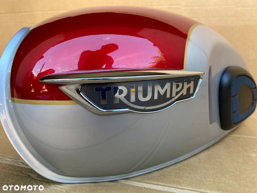 TRIUMPH BONNEVILLE T120 T100 ZBIORNIK PALIWA BAK FUEL TANK - 10