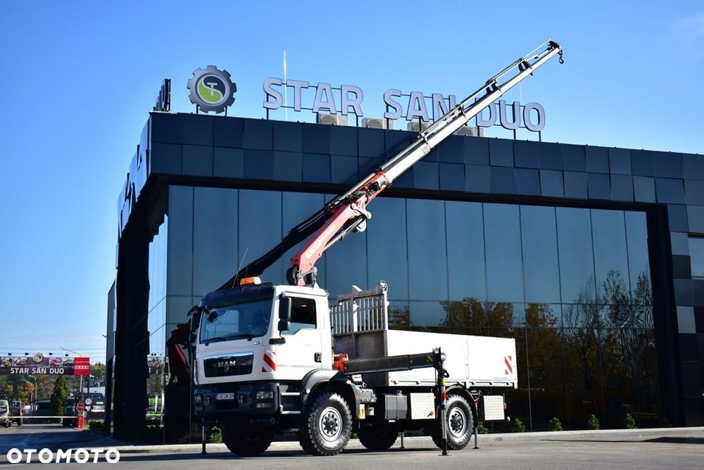 MAN TGM 18.340 4x4 PALFINGER PK 18002 HDS Żuraw Wciągarka - 1