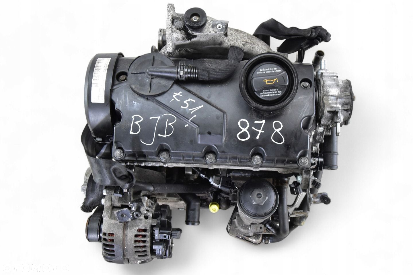 Silnik VW CADDY III ALTEA TOLEDO III OCTAVIA II 1.9 TDI 105 BJB KOMPRESJA - 2