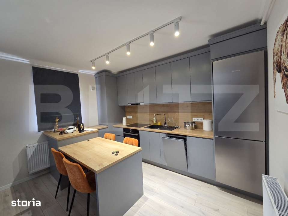 Apartament 3 camere, 73 mp utili, LUX, Bloc nou, Zona centrala, La ch — fotografia 1