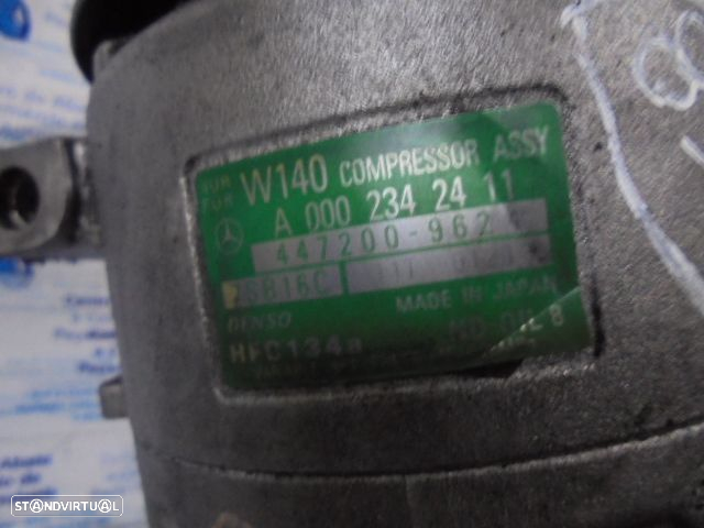 Compressor AC A0002303911 A0002342411 A0002346303 4473004172 4471009232 447200962 MERCEDES VITO 1 COMBI W638 1999 2.2CDI 112CV 4P VERDE TROPA DIESEL DENSO - 6