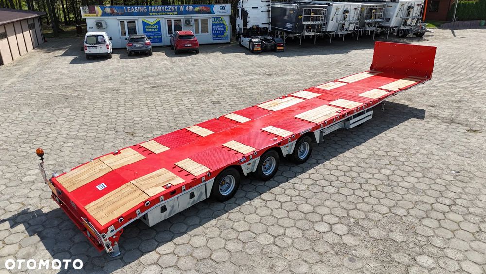 Inny TELEMEGA - naczepa platforma rozciągana - koła 17,5 12T! - kontenery - maszyny ADR EX III - 8