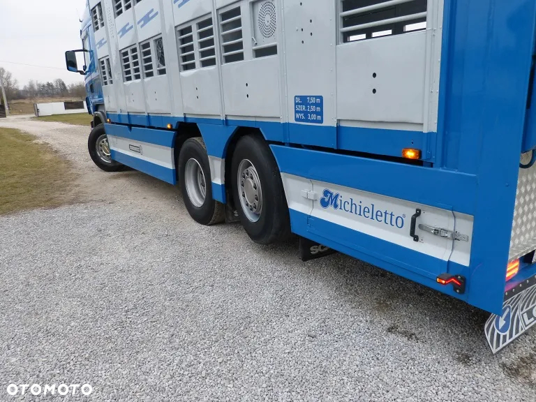 Scania R420 DO ŻYWCA / ZWIERZĄT / BYDŁA TRZODY CHLEWNEJ/ 3 POKŁADY / WAGA EL. / EURO 5 / OŚ SKRĘTNA / - 18