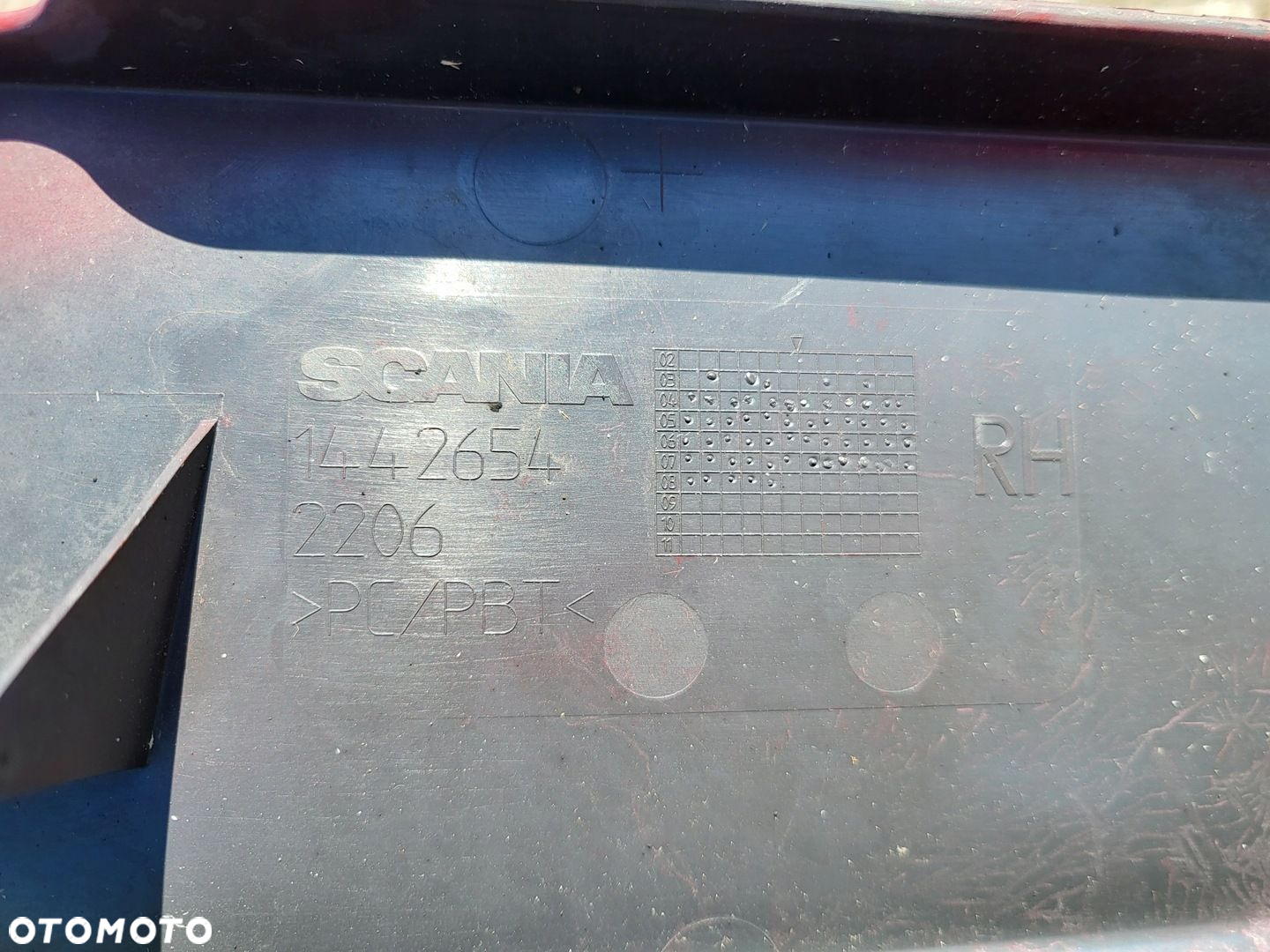 Nakładka Osłona Stopnica Stopnia Scania R 1442654 - 5