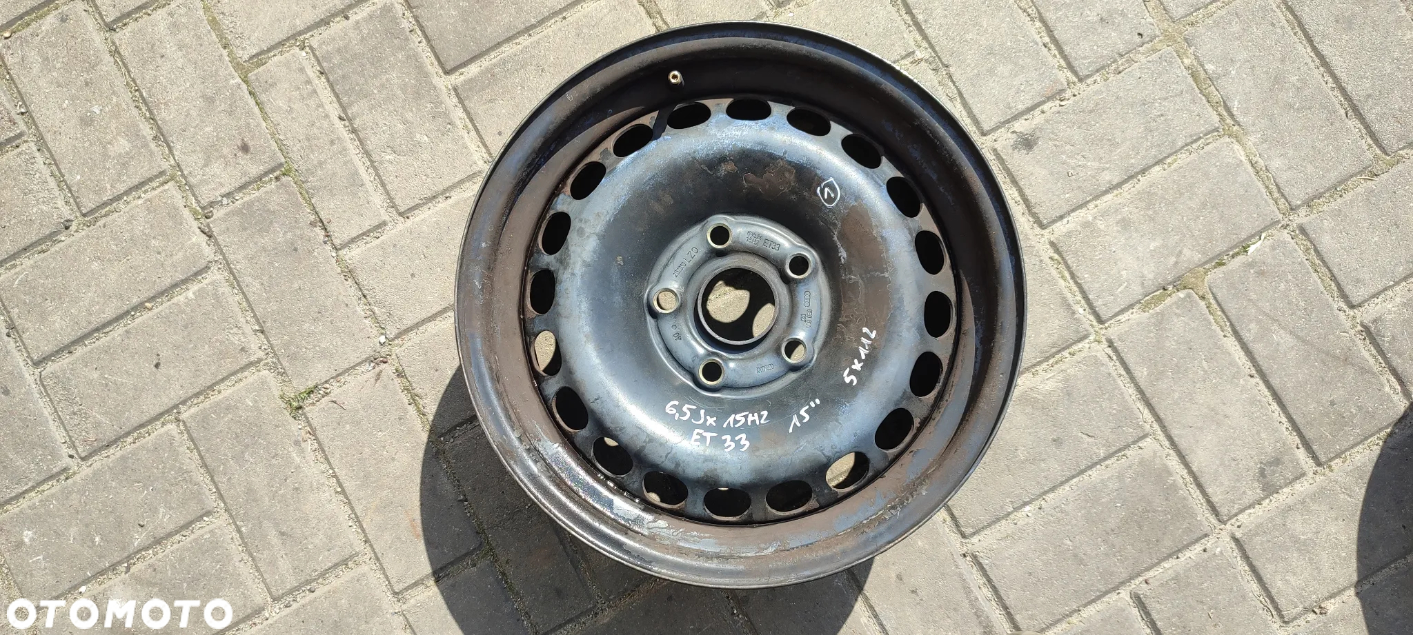 FELGI 5x112 6.5Jx15 CALI ET33 AUDI A4B6 B7 KOMPLET 4 SZTUKI - 2