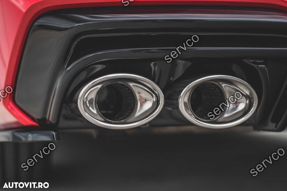 Difuzor bara spate Audi A7 C8 S-Line plus imitatii evacuare Maxton - 4