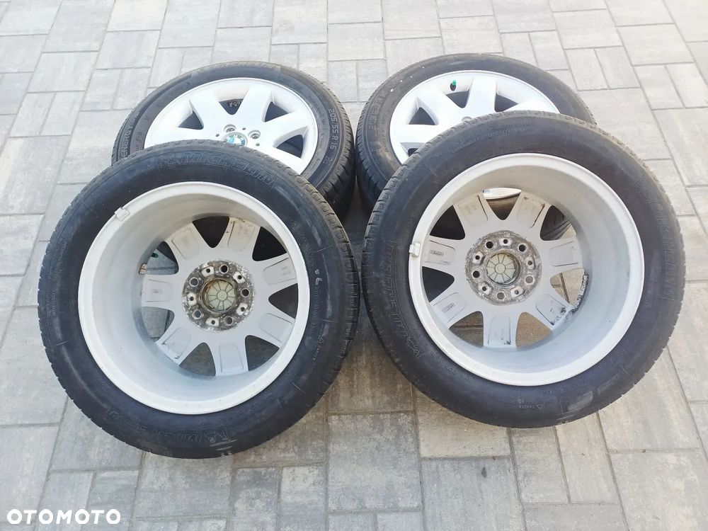 FELGI Z OPONAMI KOŁA ALUMINIOWE BMW E46 R16 5X120 ET47 72,6 mm OPONY R16 205/55 LATO NR12 - 9
