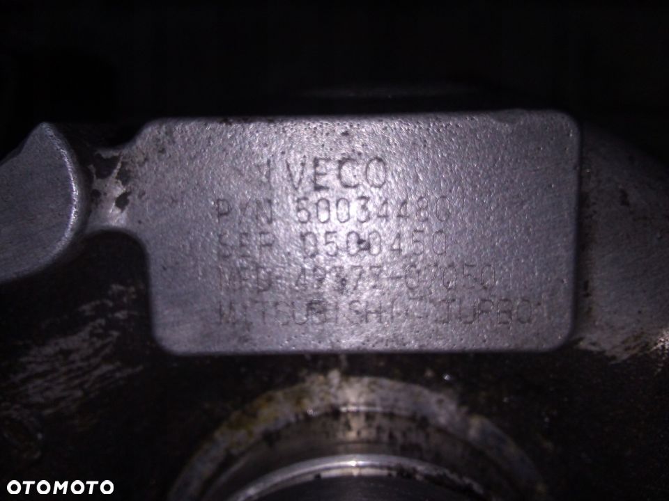 Fiat Ducato 2,8 HDI 50036449C  turbosprężarka 500344801 - 2