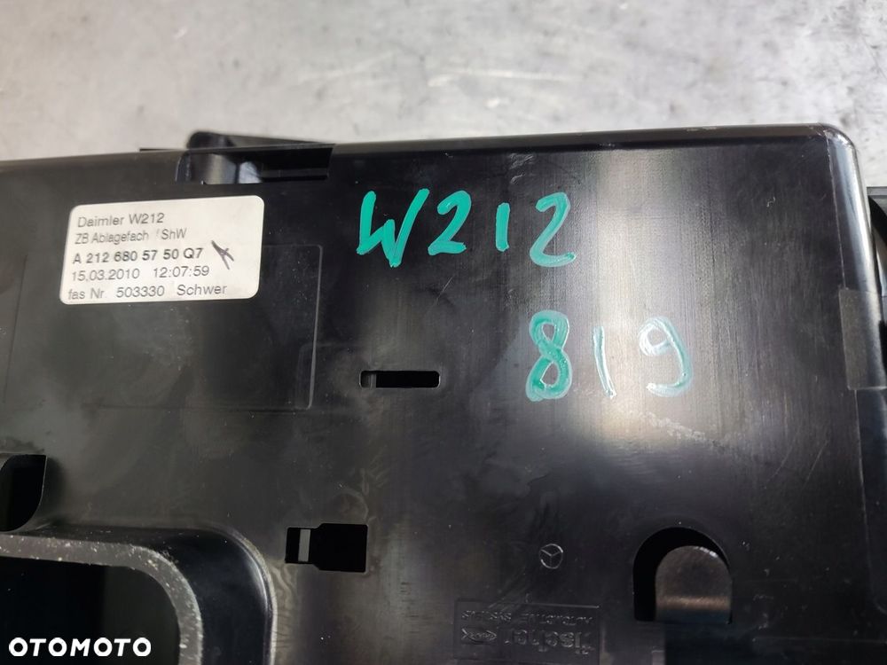 MERCEDES E KLASA W212 POPIELNICZKA SCHOWEK A2126805750 - 6
