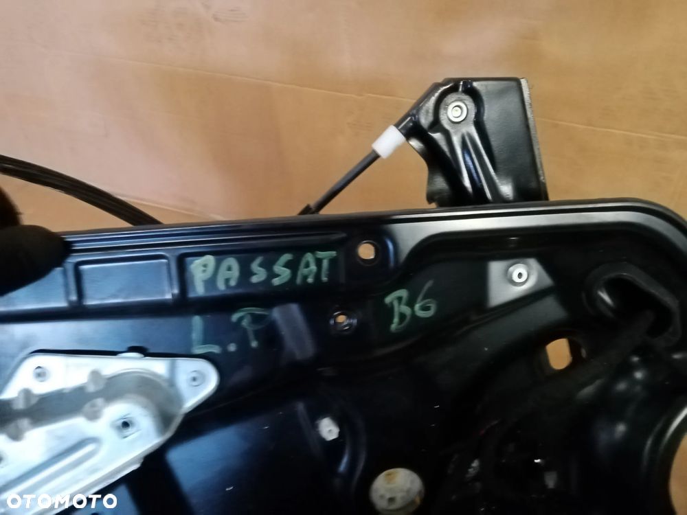 Mechanizm podnośnik szyby lewy przód VW Passat B6 3C1837755F - 7