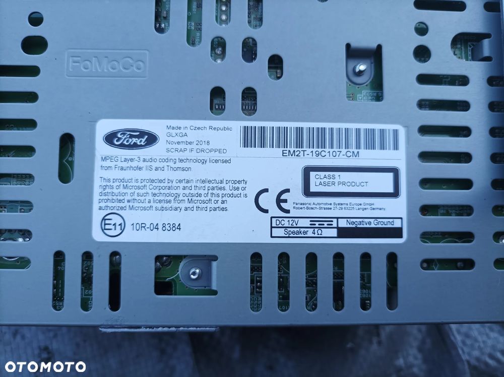 Ford Galaxy MK4 radio radioodtwarzacz EM2T-19C107-CM - 4
