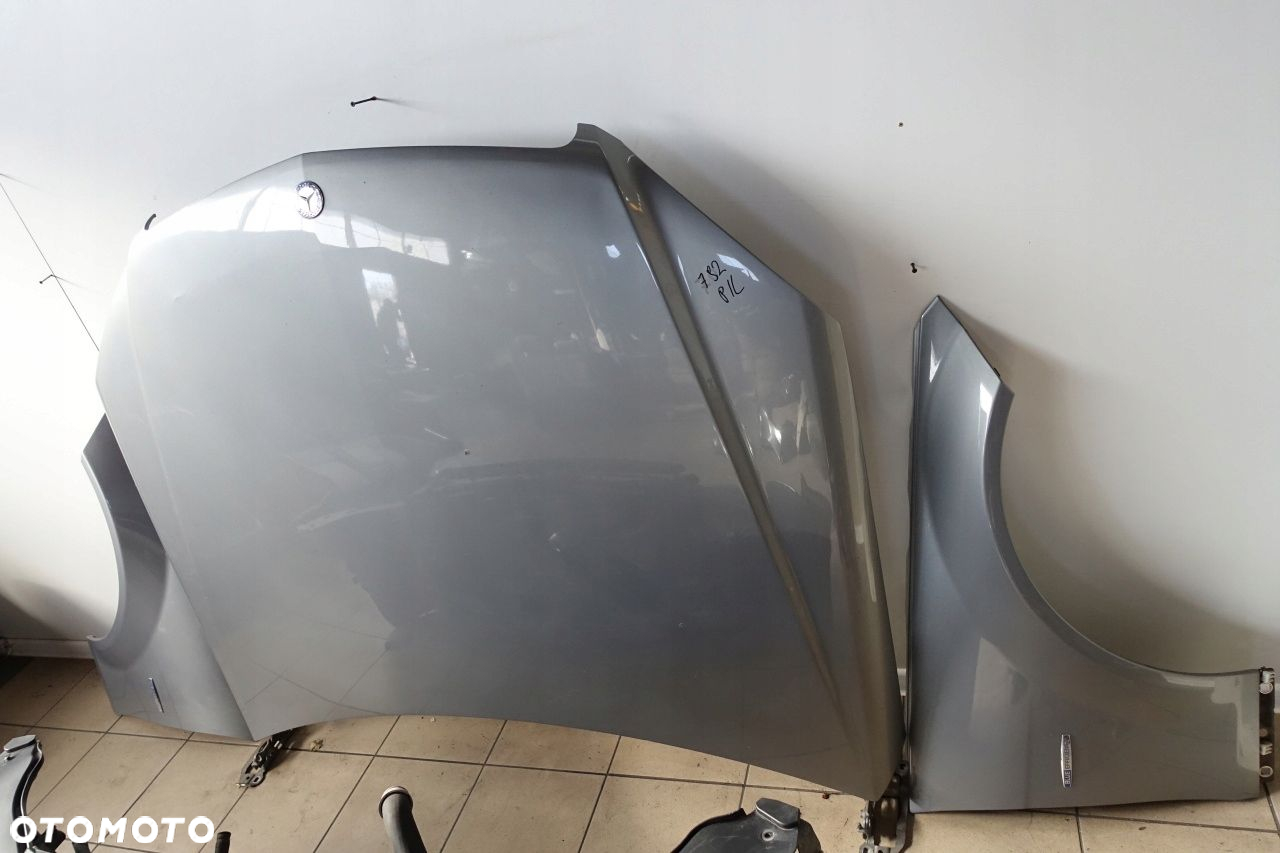 Mercedes w204 przód maska zderzak pas 2.2 792 chłodnice - 3