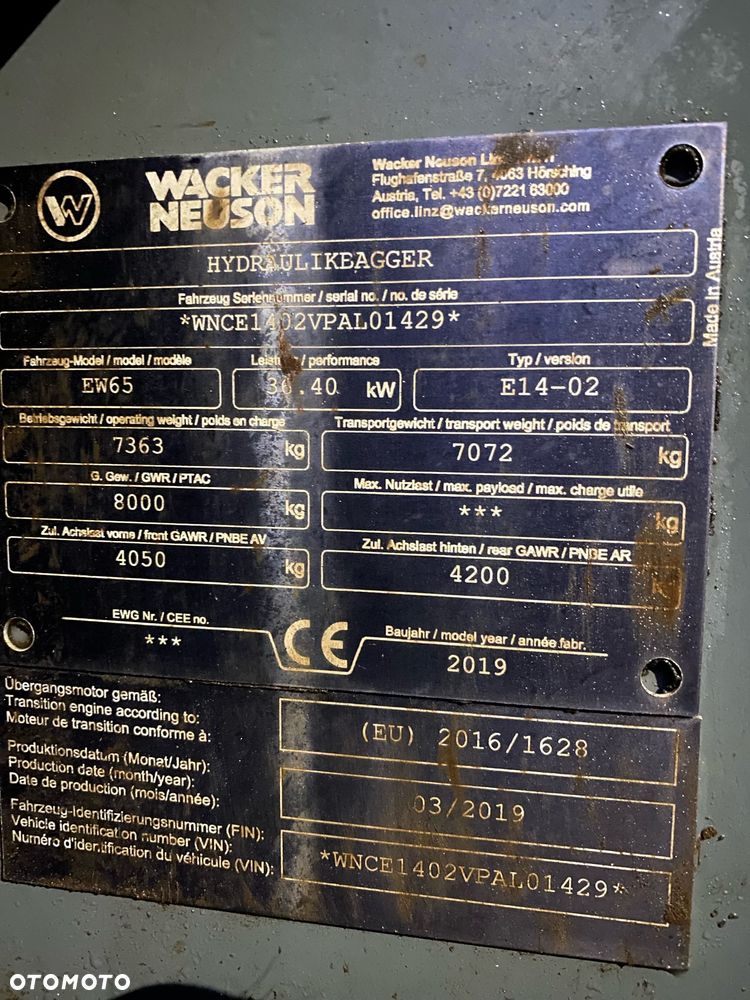 Wacker Neuson EW65 - 21