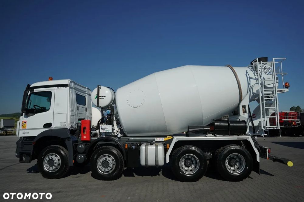 Mercedes-Benz AROCS 3240 / GRUSZKA 9M3 / 8x4 / BETONOMIESZARKA /  SCHWING STETTER  / OPONY 100% - 15