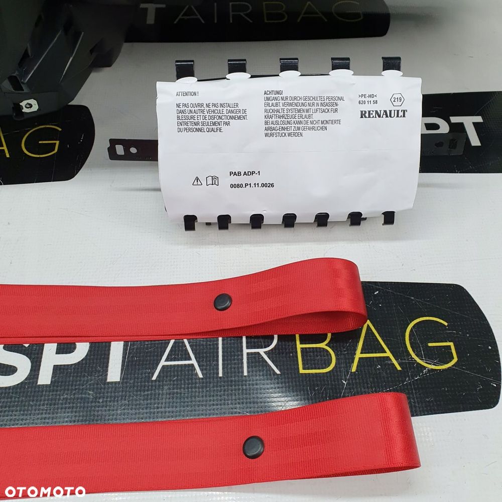 RENAULT CLIO IV SPORT DESKA ROZDZIELCZA KONSOLA KOKPIT PULPIT PODUSZKI AIRBAG AIR BAG PASY KIT SET - 10