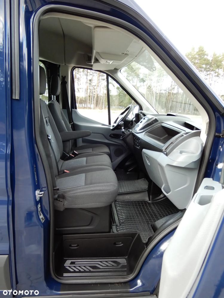 Ford Transit 2.0 DCiV 130 Km EcoBlue Wersja TREND L3H2 Blaszak Furgon 6-Cio Osobowy Doka Brygadowy Dubel + 1267 Kg Ładowność DMC 3500 Kg Stan Auta Jak Nowy UNIKAT !!! - 28