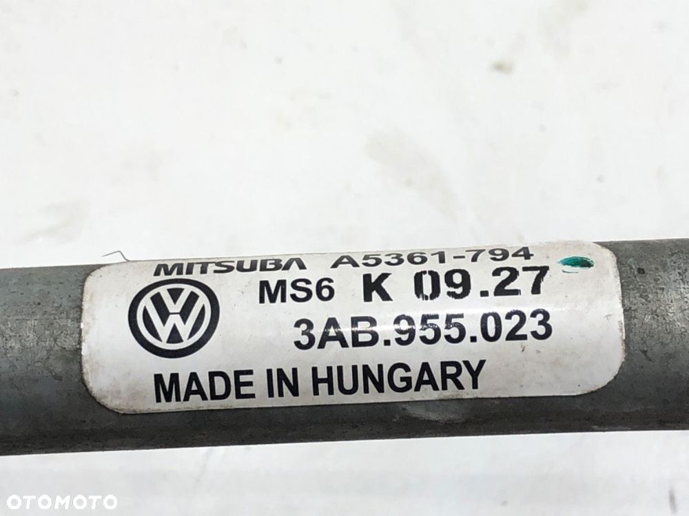 MECHANIZM WYCIERACZEK PRZÓD - 76.00 PLN - VW PASSAT B7 (362) 2010 - 2015 2.0 TDI 125 kW [170 KM] - 5