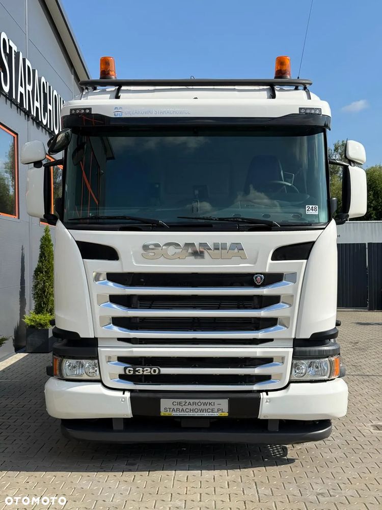 Scania Scania SCANIA G 320 // 6x2 6x4 // platforma z żurawiem FASSI F425RA.2.24 - 26