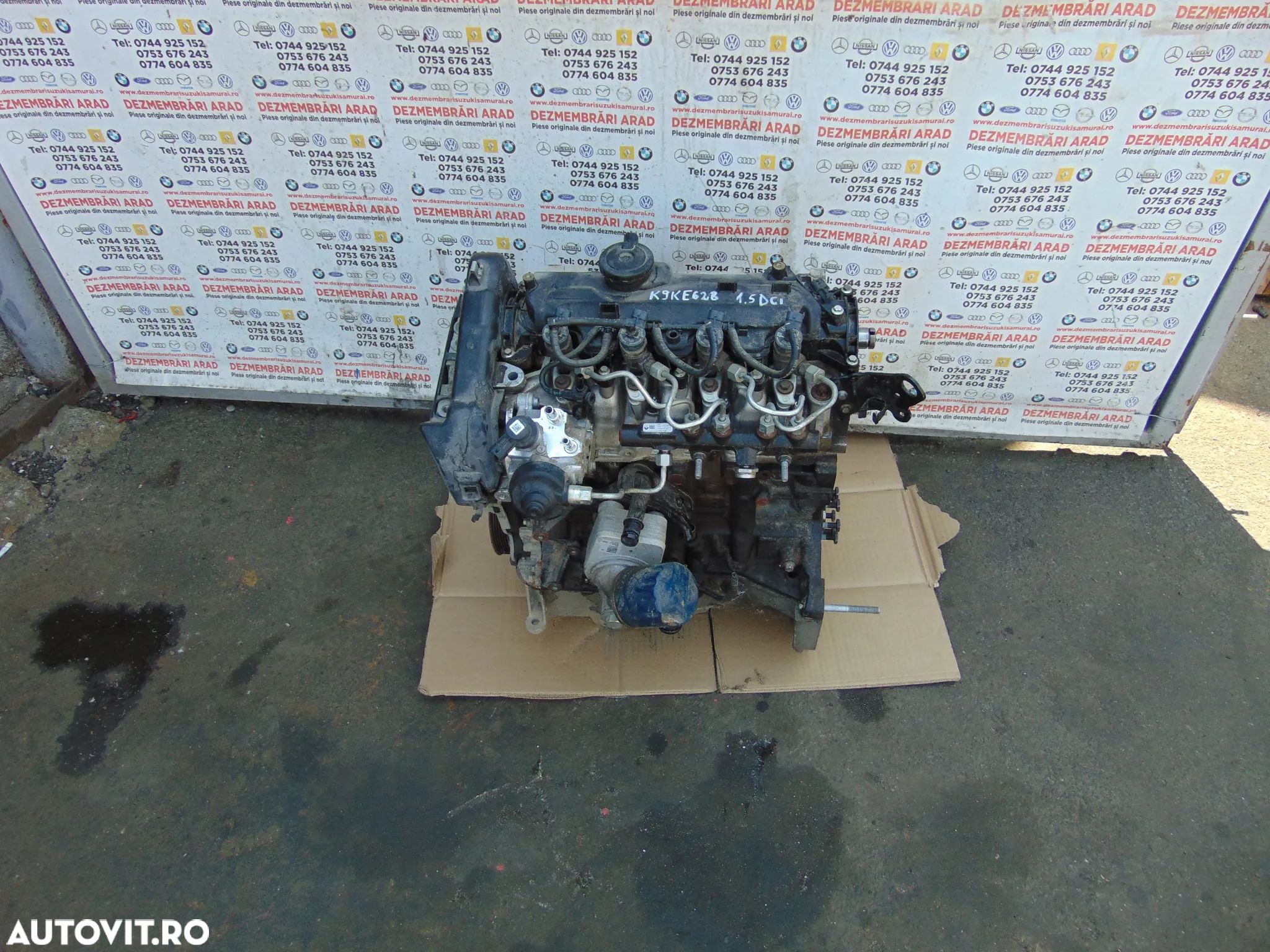 Motor Renault 1.5 k9ke628 Clio 4 Captur Nissan Micra qashqai Dacia Kadjar Sandero Logan Kangoo euro 6 mercedes w177 w247 logan dokker lodgy - 1