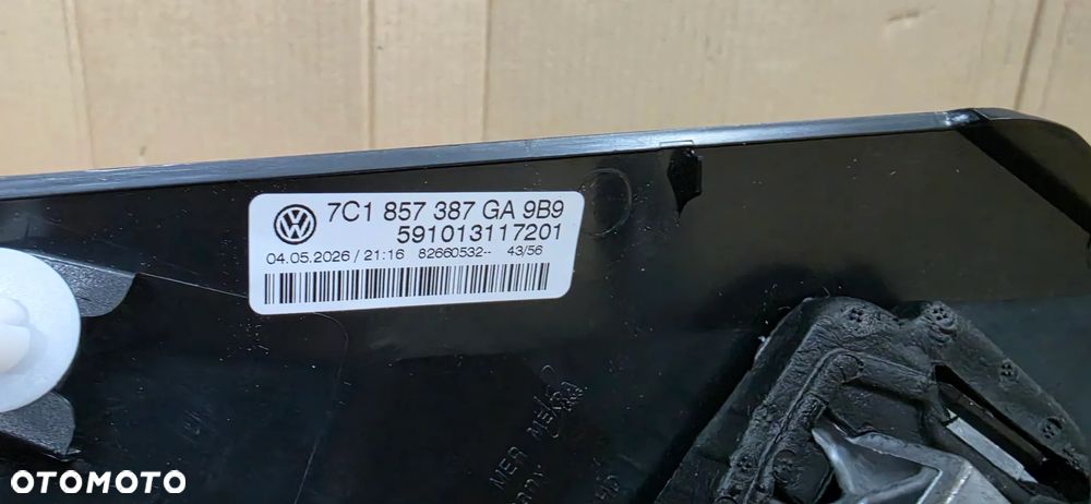 LUSTERKO VW CRAFTER MAN TGE LEWE 2PIN 1x ANTENA NOWE - 4