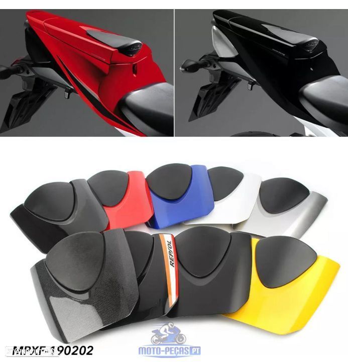 tampa do banco traseiro para honda cbr 600 rr 2007 a 2012 tipo baquet , backet cockpit - 1