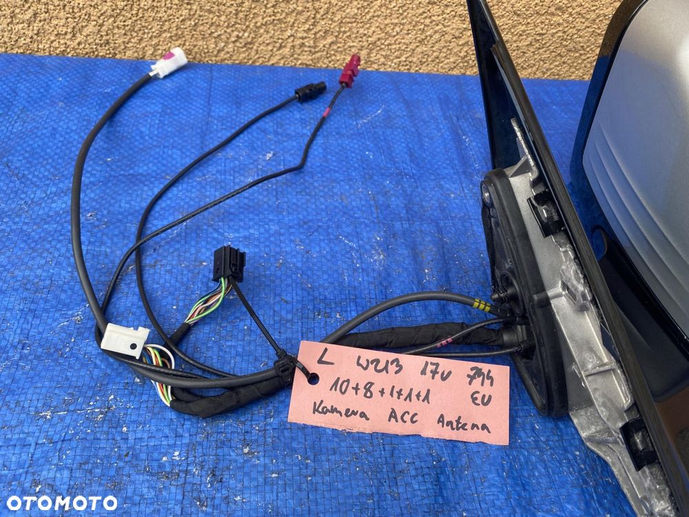 MERCEDES E W213 21 PIN 18 + 3 / KAMERA ACC LUSTERKO LEWE FOTOCHROM - 2