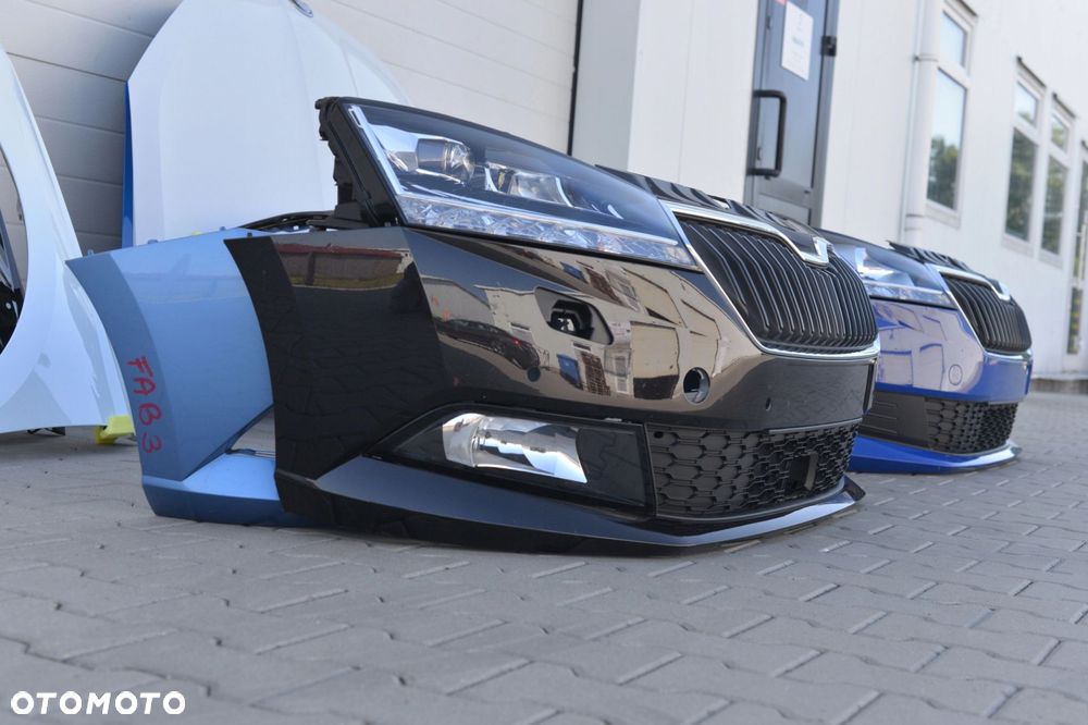 MASKA ZDERZAK BŁOTNIK LAMPA H7 XENON LED PAS BELKA SKODA FABIA 3 III 2019 - 8