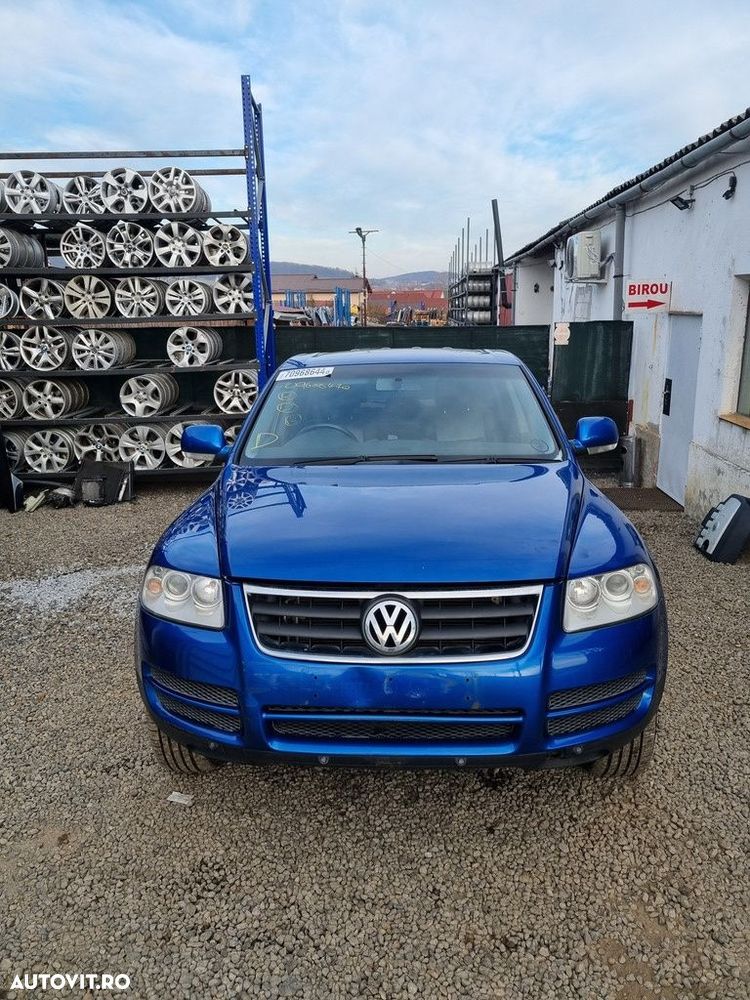 Bara fata Volkswagen Touareg 7L 2003 - 2006 ALBASTRU (1127) Diesel model fara spalatoare ... - 6