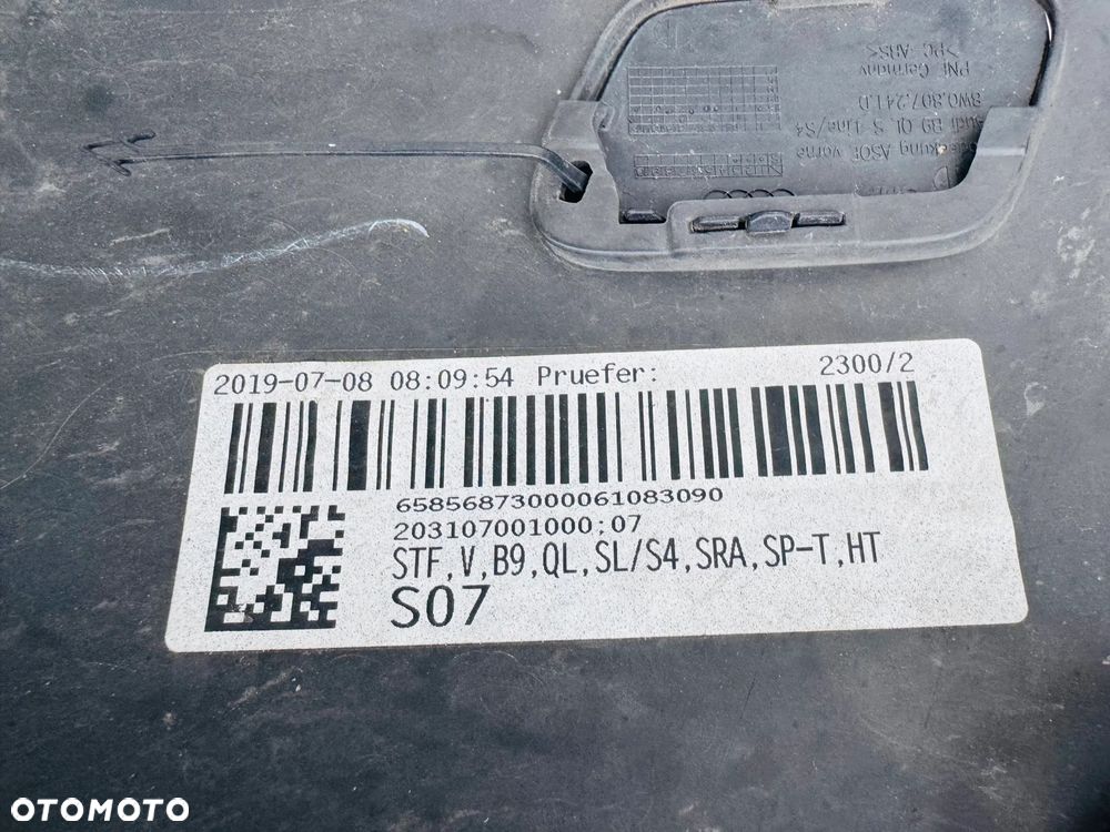 ZDERZAK AUDI A4 B9 8W0 S LINE S4 COMPETITION PRZÓD PRZEDNI - 9