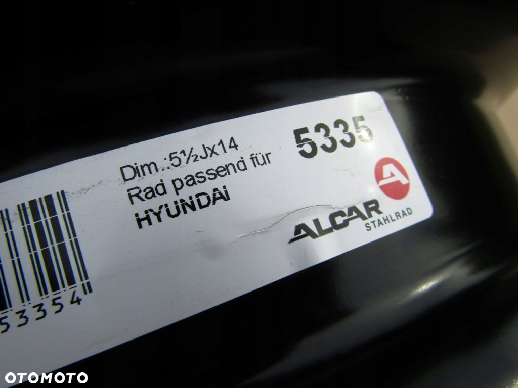 Felga 14 Hyundai i10 II 5,5j 4x100 ET47 od 2013r- - 6