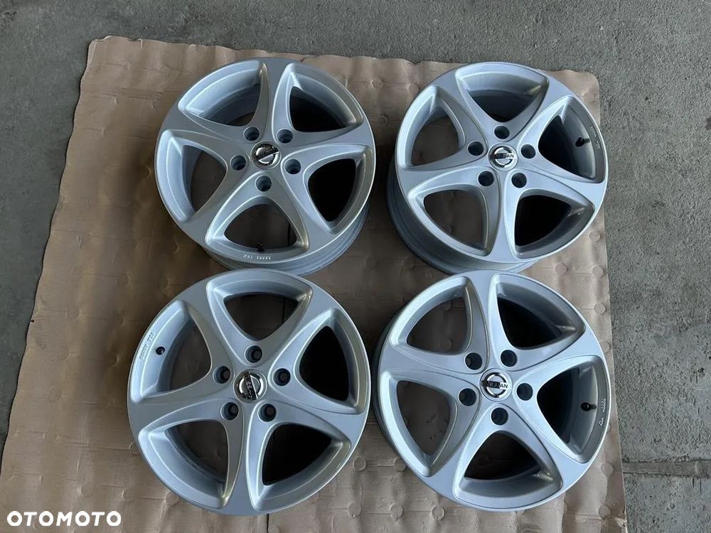 4x FELGI ALUMINIOWE Nissan alufelgi Komplet R16 6.5" ET43 5x114,3 KBA 48859 - 12