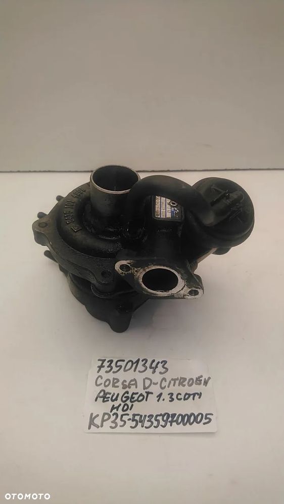 TURBINA 1.3 CDTI 16V Z13DTJ 69KM 75KM CORSA D 73501343 KP35-54359700005 - 1