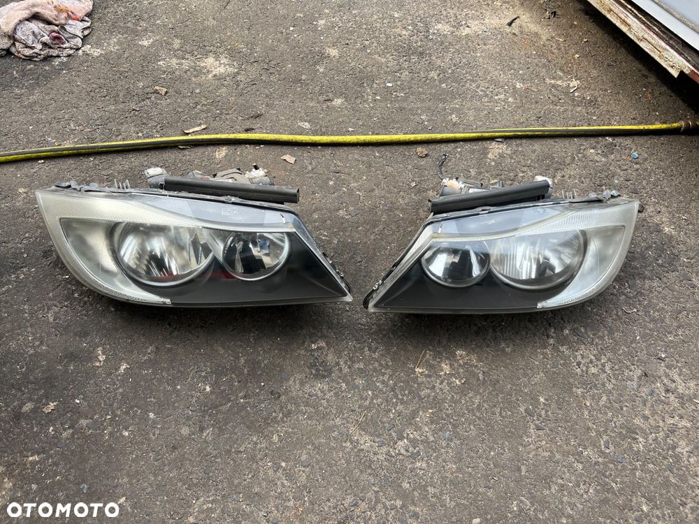 Lampy e90 e91 przed lift H7 zwykle ładne niezmatowiałe