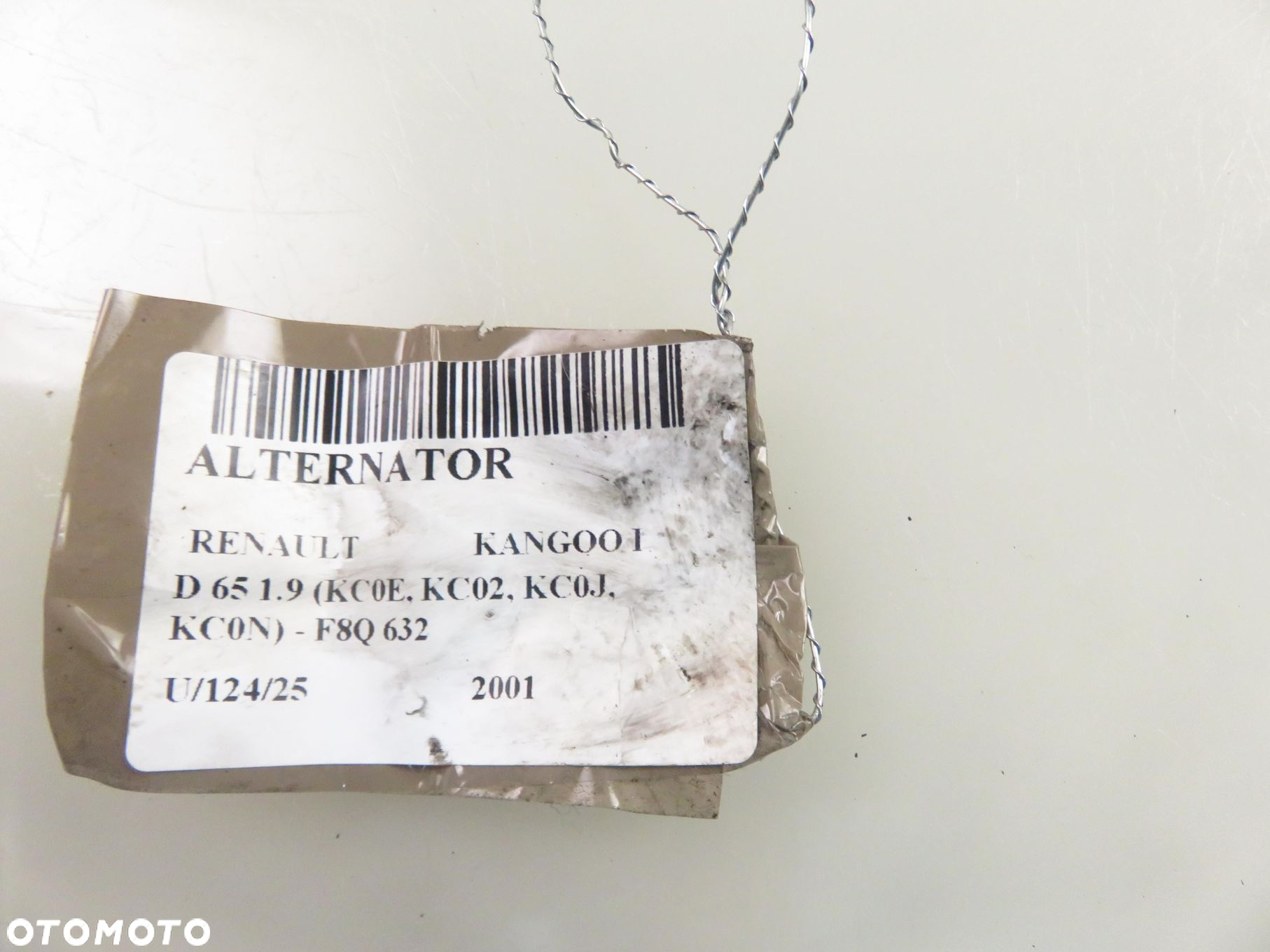 ALTERNATOR RENAULT KANGOO I 1.9 D 7700105333 6PK 2PIN - 11