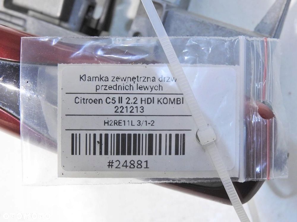 KLAMKA DRZWI LEWY PRZÓD KKQD CITROEN C5 III - 6