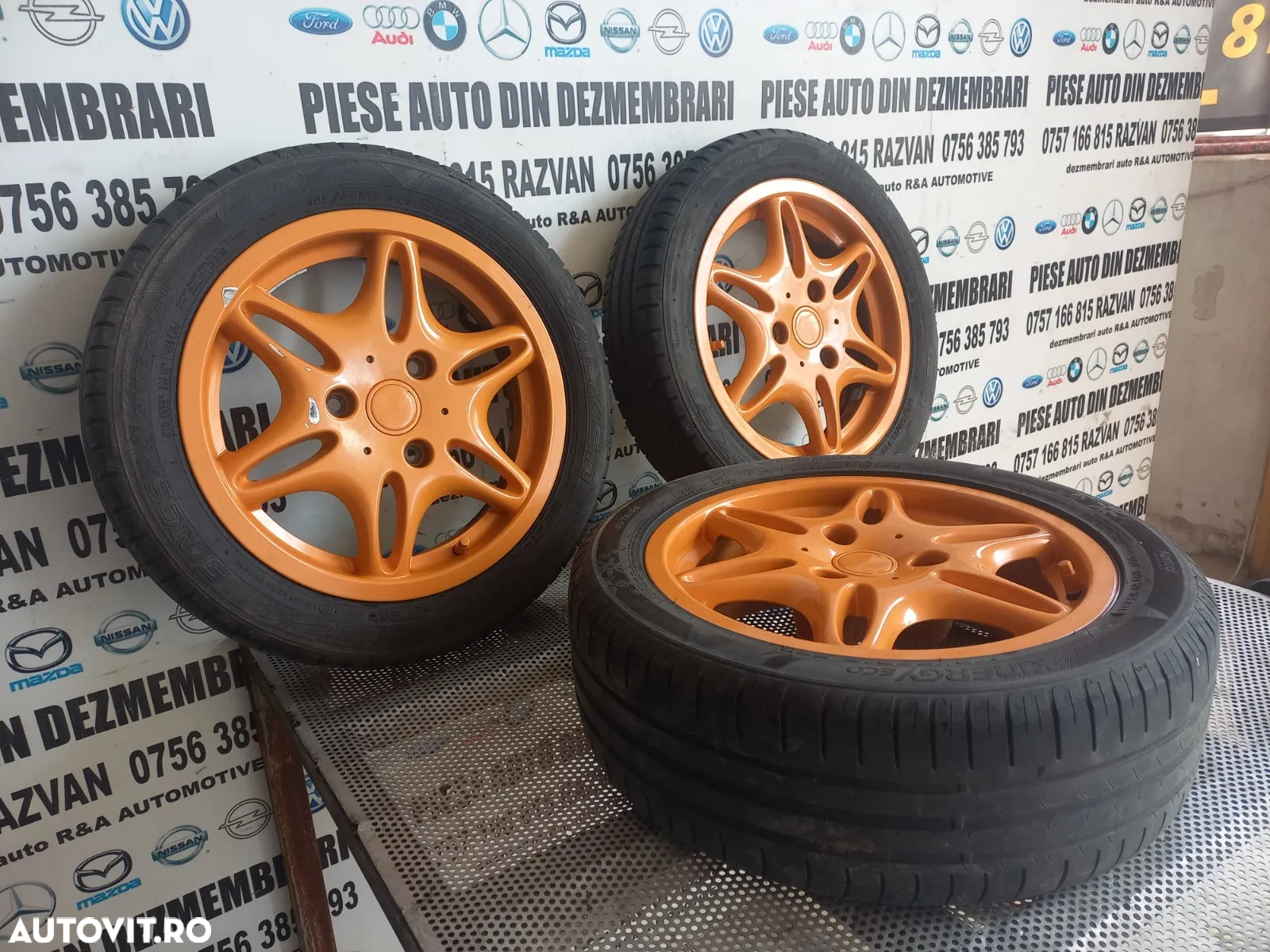 Jante Janta Aluminiu Fata/Spate Smart Fortwo 175/55R15 Si 145/65R15 - 3