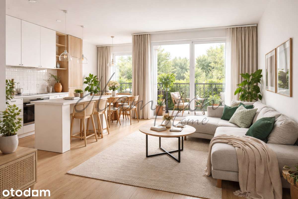 Apartament 58,45 m² | 3 Pokoje | Balkon | Las
