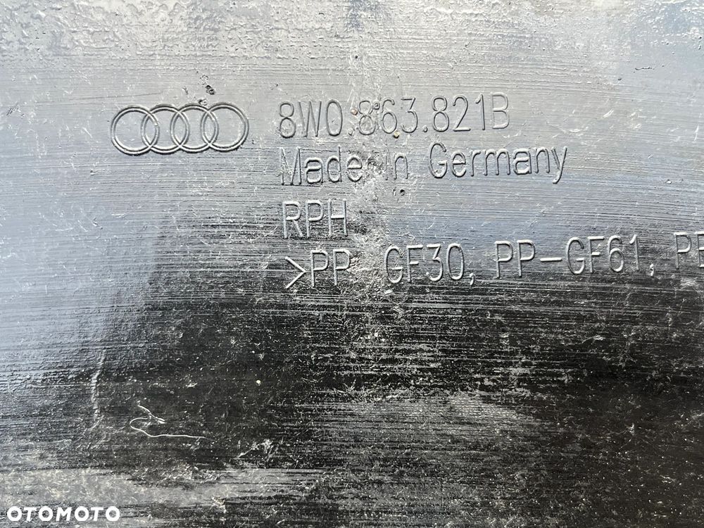 OSŁONA SILNIKA PŁYTA POD SILNIK AUDI A4 B9 8W0863821 B - 3