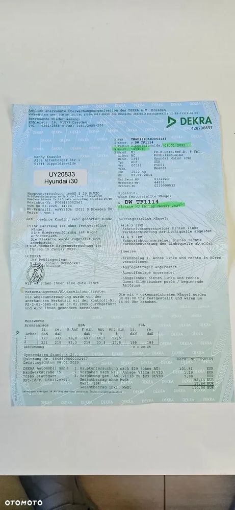 Hyundai i30 blue Kombi 1.6 CRDi Classic Navigation - 30