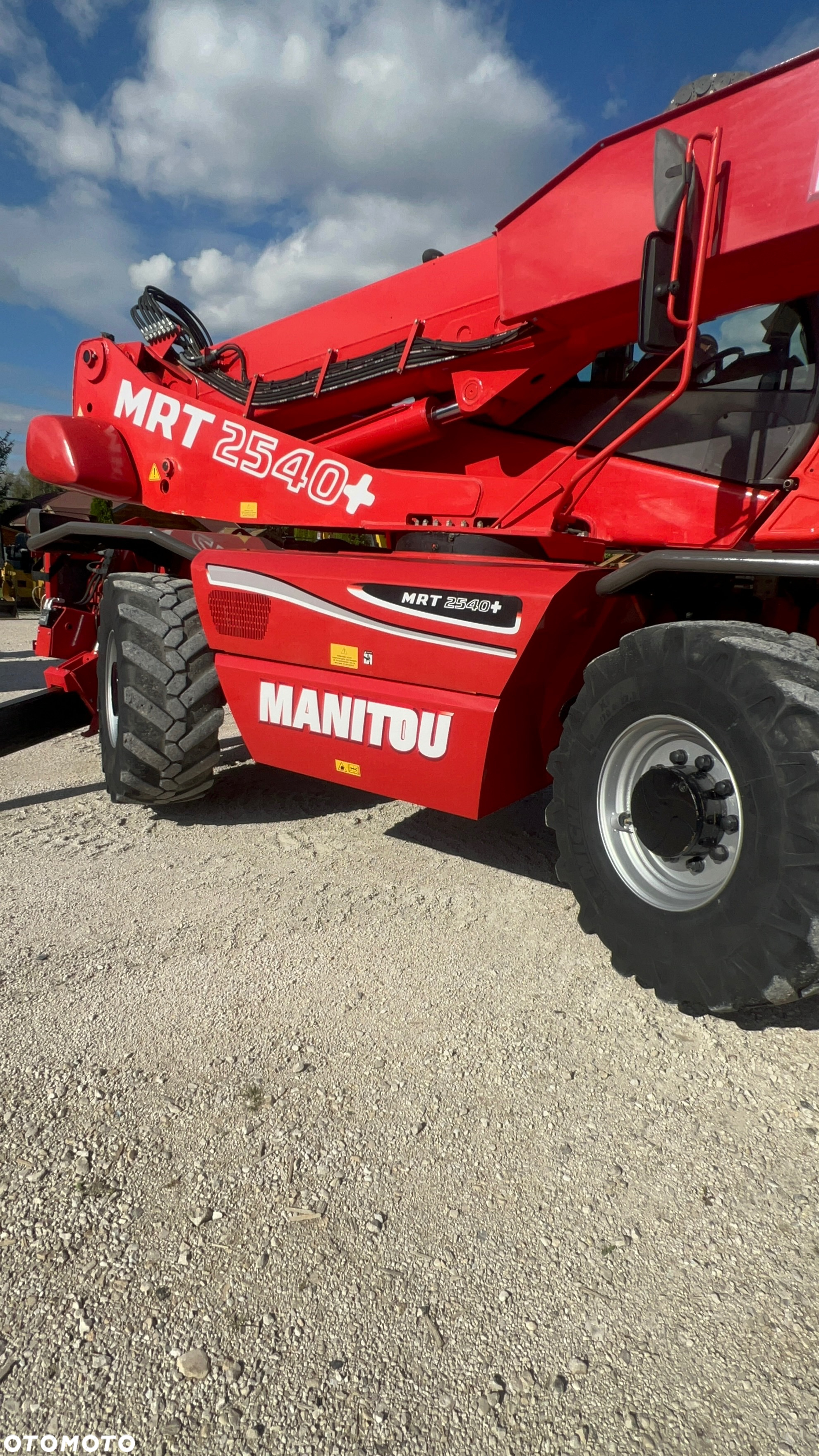 Manitou MANITOU ŁADOWARKA ROTO  widły  Manitou MRT 2540 Privilege Plus PILOT obrotowa 360 dodatkowa hydraulika  2150 2540 1840 2550 wys 24,6m zasięg 17.5 tony silnik MERCEDES opony Michelin 110kw ks.serw 2015r 1 wł manitka roto ładowarka obrotowa - 9