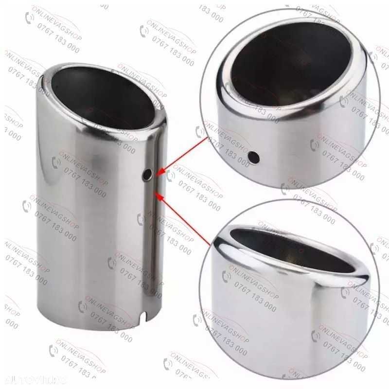 Ornamente crom, tipsuri evacuare (toba) VW Golf, Passat ,Audi , Skoda - 8