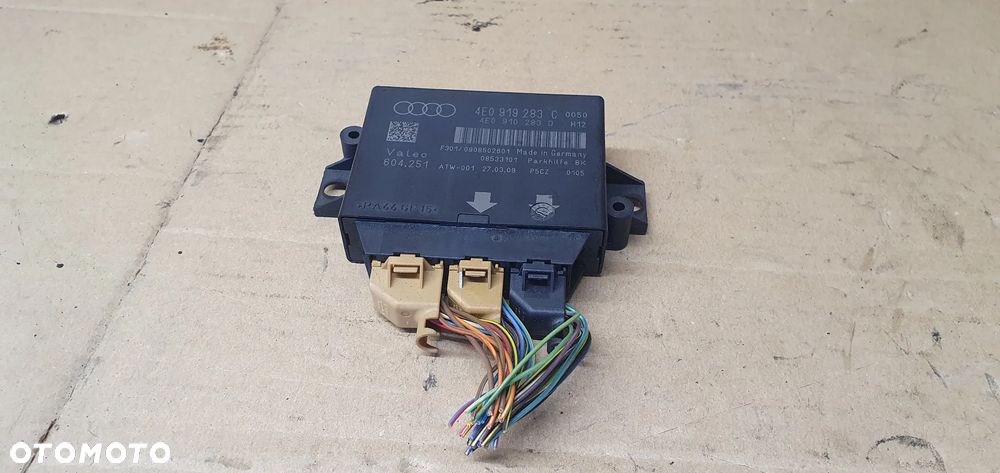 Moduł sterownik parkowania PDC Audi A8 D3 4E0919283C 4E0910283D - 2