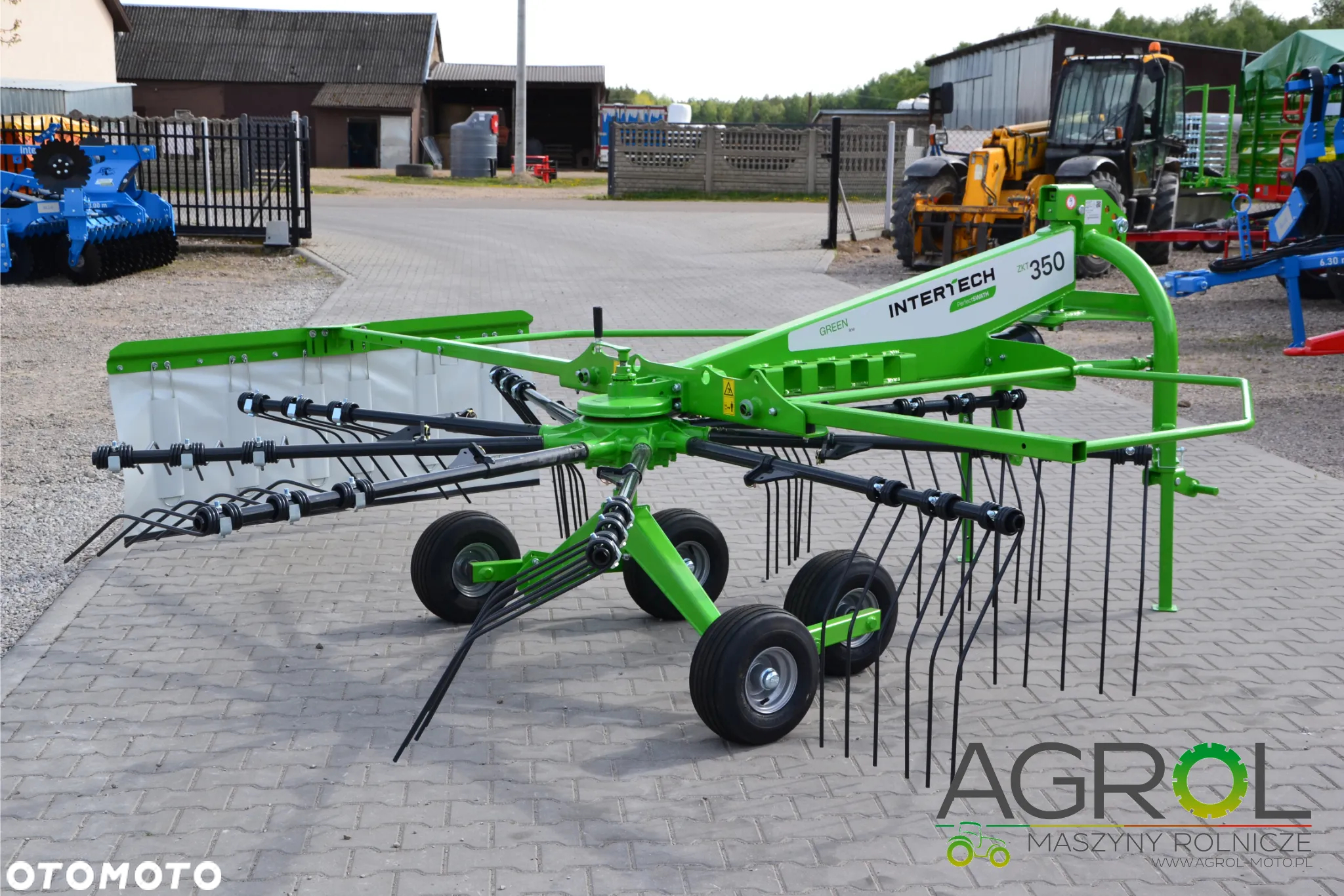 Zgrabiarka jedno karuzelowa INTER-TECH ZKT-3.5m tandem 4.2m KUNH - 6