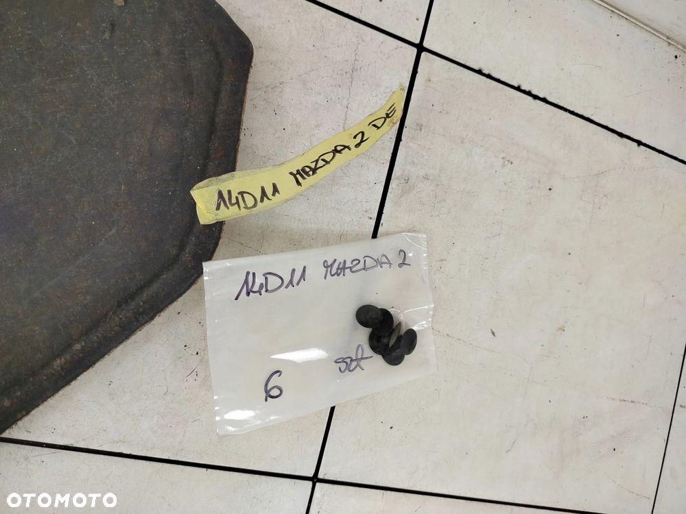 MAZDA 2 DE 07R- WYGŁUSZENIE WYCISZENIE PODBITKA MASKI+SPINKI - 5