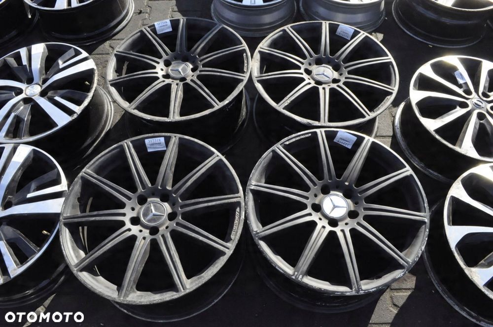 MERCEDES E63 AMG FELGI ALUMINIOWE R19 9J 9.5J 5X112 A2124015002 A2124015102 - 1