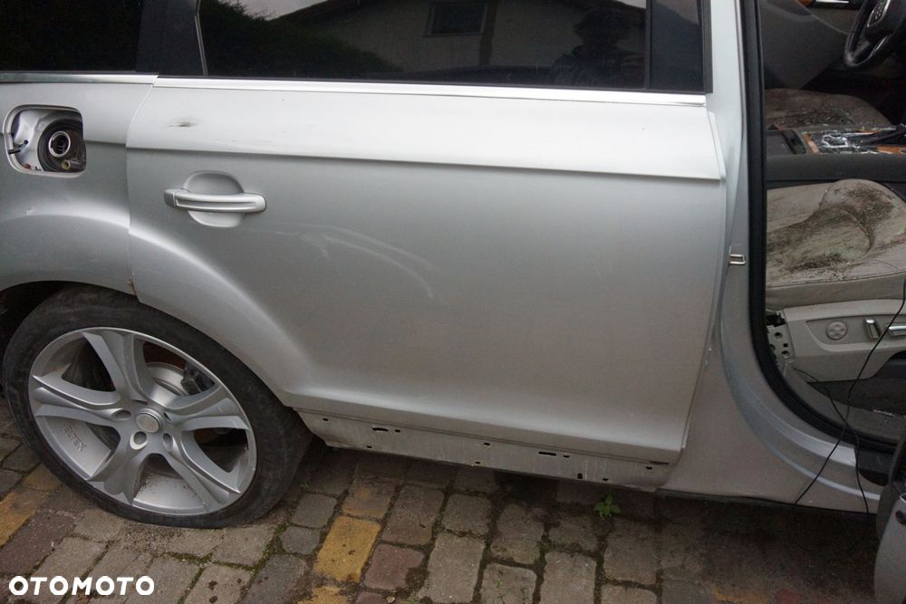 DRZWI TYLNE PRAWE Q7 4L LIFT LX7W  SREBRNY AUDI 2009-2015 - 2