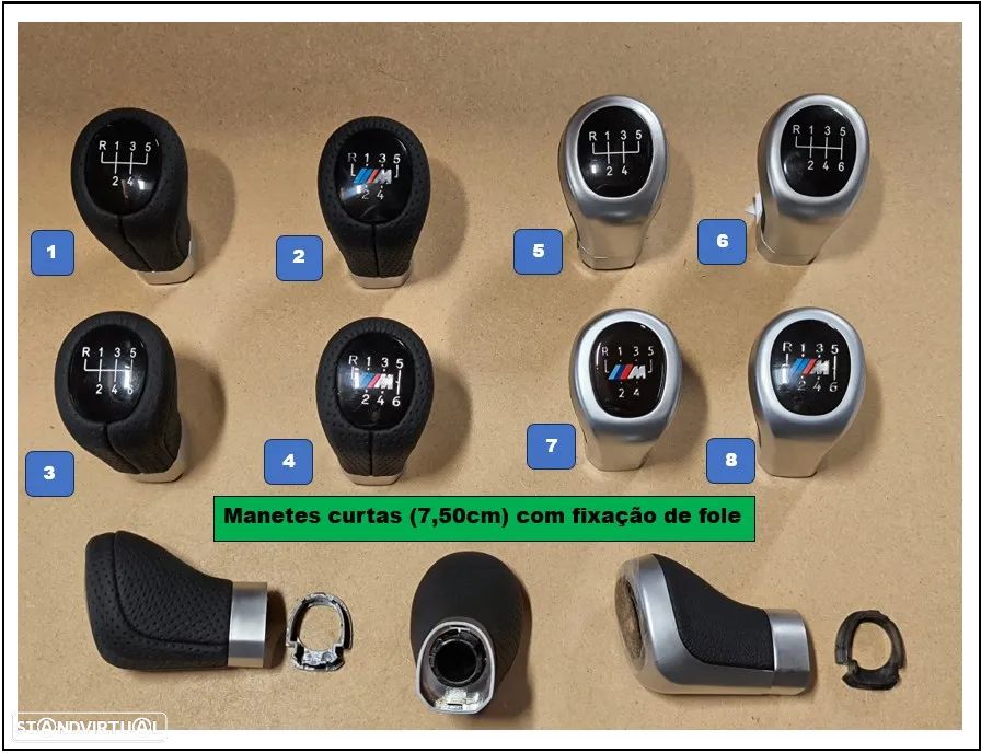 Fole transmissão BMW E30 E36 E39 E46 E60 E61 E81 E82 E87 E88 F30 F31 - 11