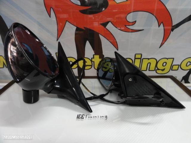 Espelhos / retrovisores rebatíveis com desembaciador e elétricos de 5 fios M3 look para BMW E46 1998-2005 2 portas (coupe / cabrio) - 7